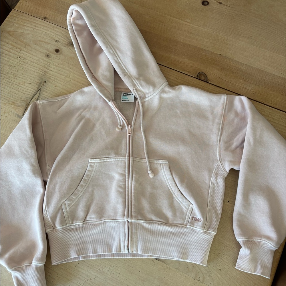 TNA Aritzia boyfriend zip up hoodie 2xs